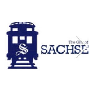 City of Sachse train logo design.